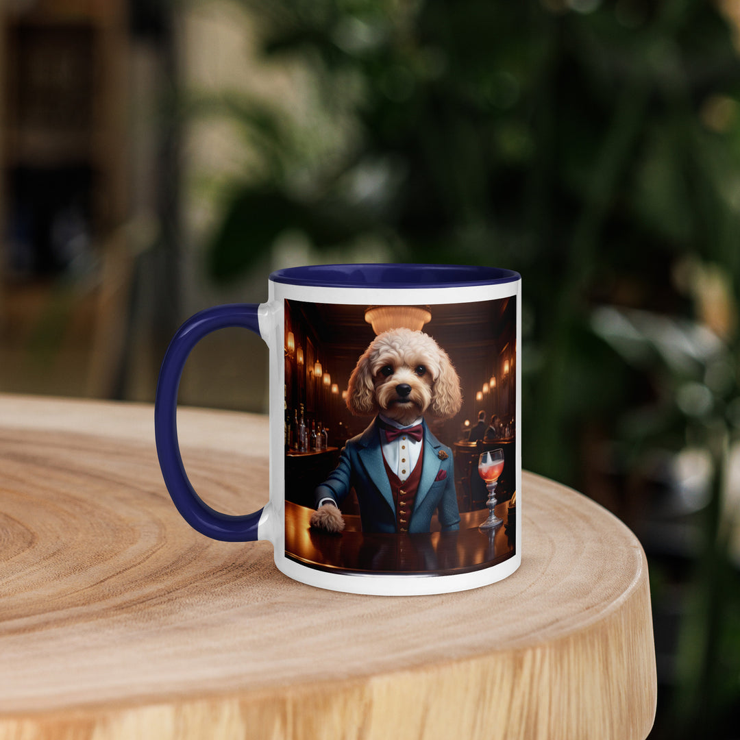 Cavapoo General- Mug with Color Inside v9