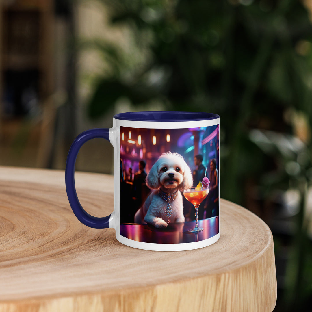 Cavapoo General- Mug with Color Inside v12