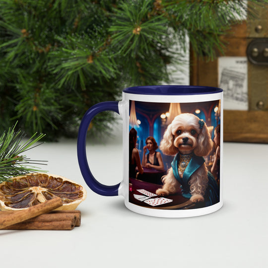 Cavapoo General- Mug with Color Inside v21