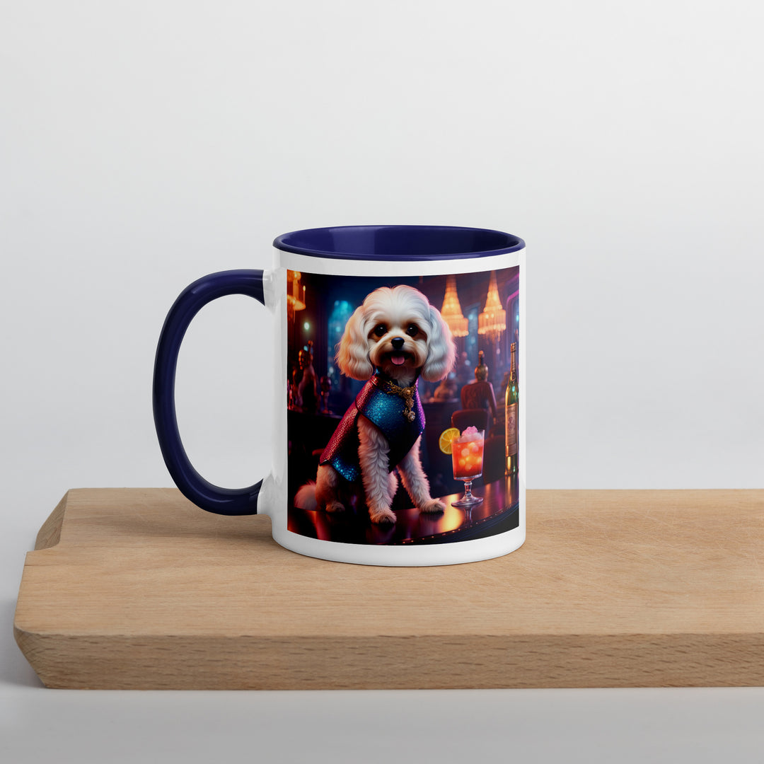 Cavapoo General- Mug with Color Inside v23