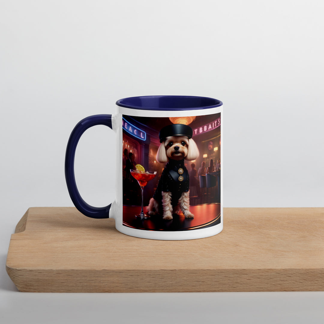 Cavapoo General- Mug with Color Inside v27