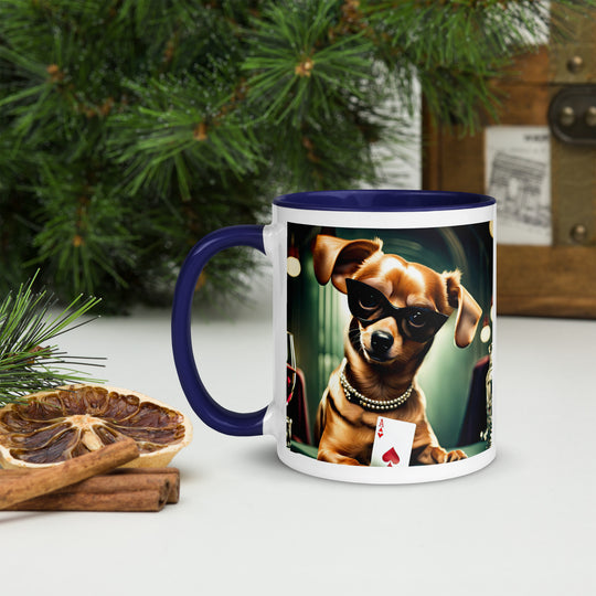 Chiweenie General- Mug with Color Inside v5