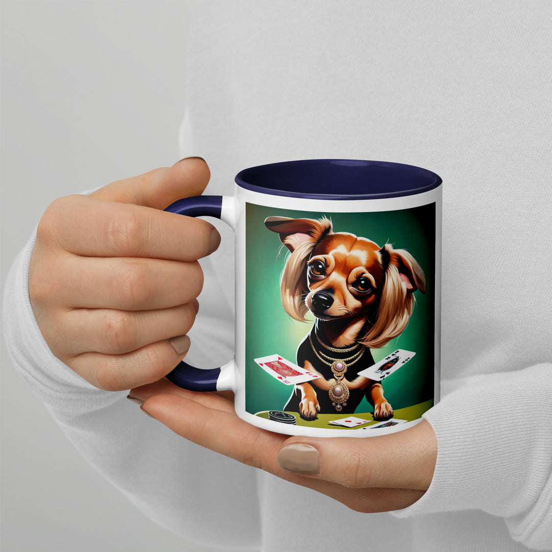 Chiweenie General- Mug with Color Inside v10