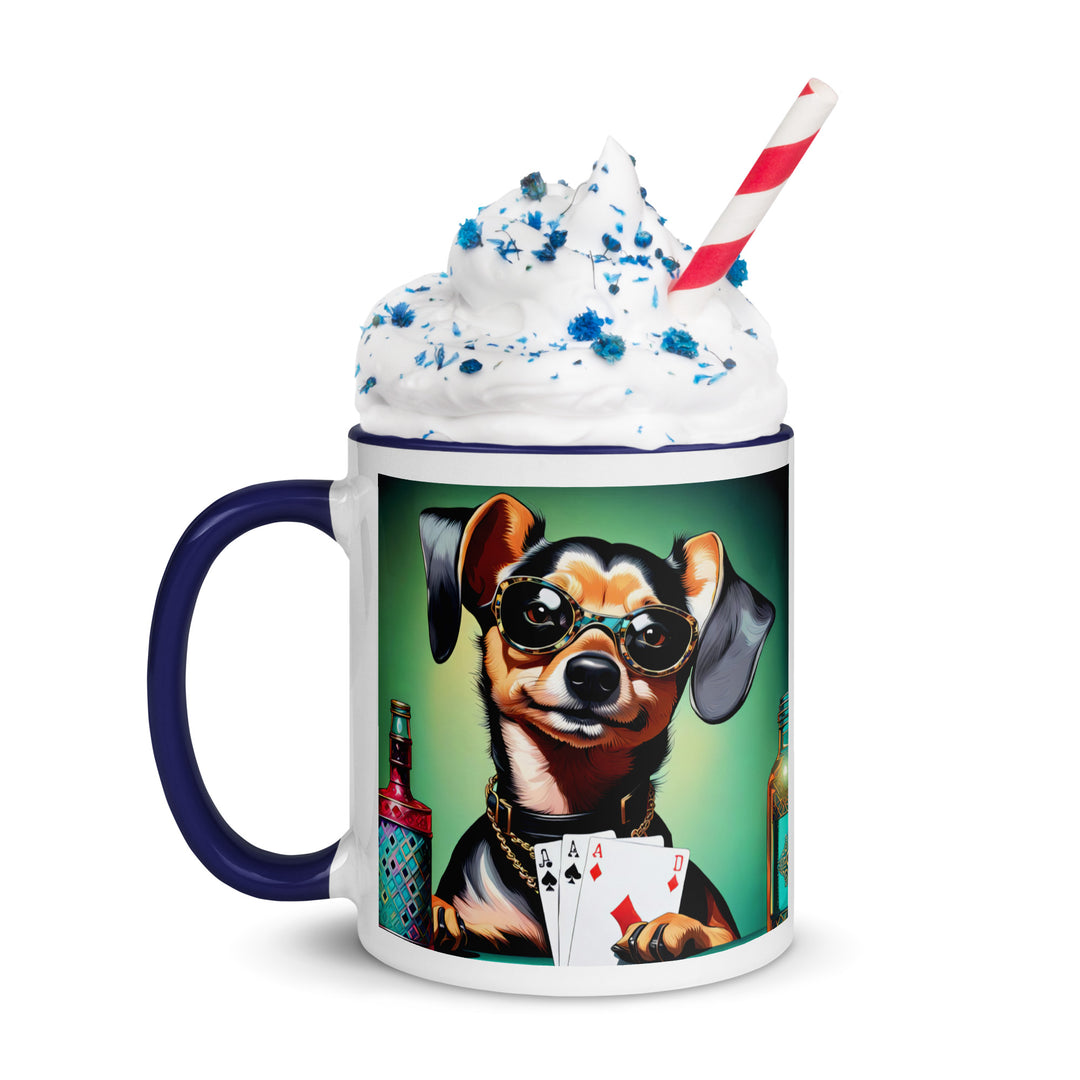 Chiweenie General- Mug with Color Inside v13