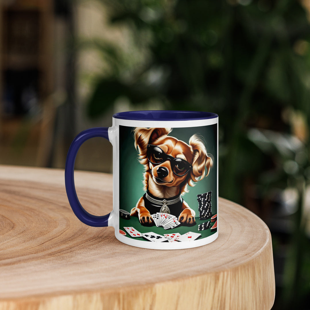 Chiweenie General- Mug with Color Inside v19