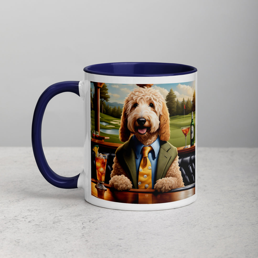 Goldendoodle- Mug with Color Inside v4