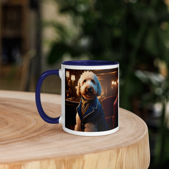 Goldendoodle- Mug with Color Inside v5