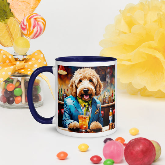 Goldendoodle- Mug with Color Inside v6