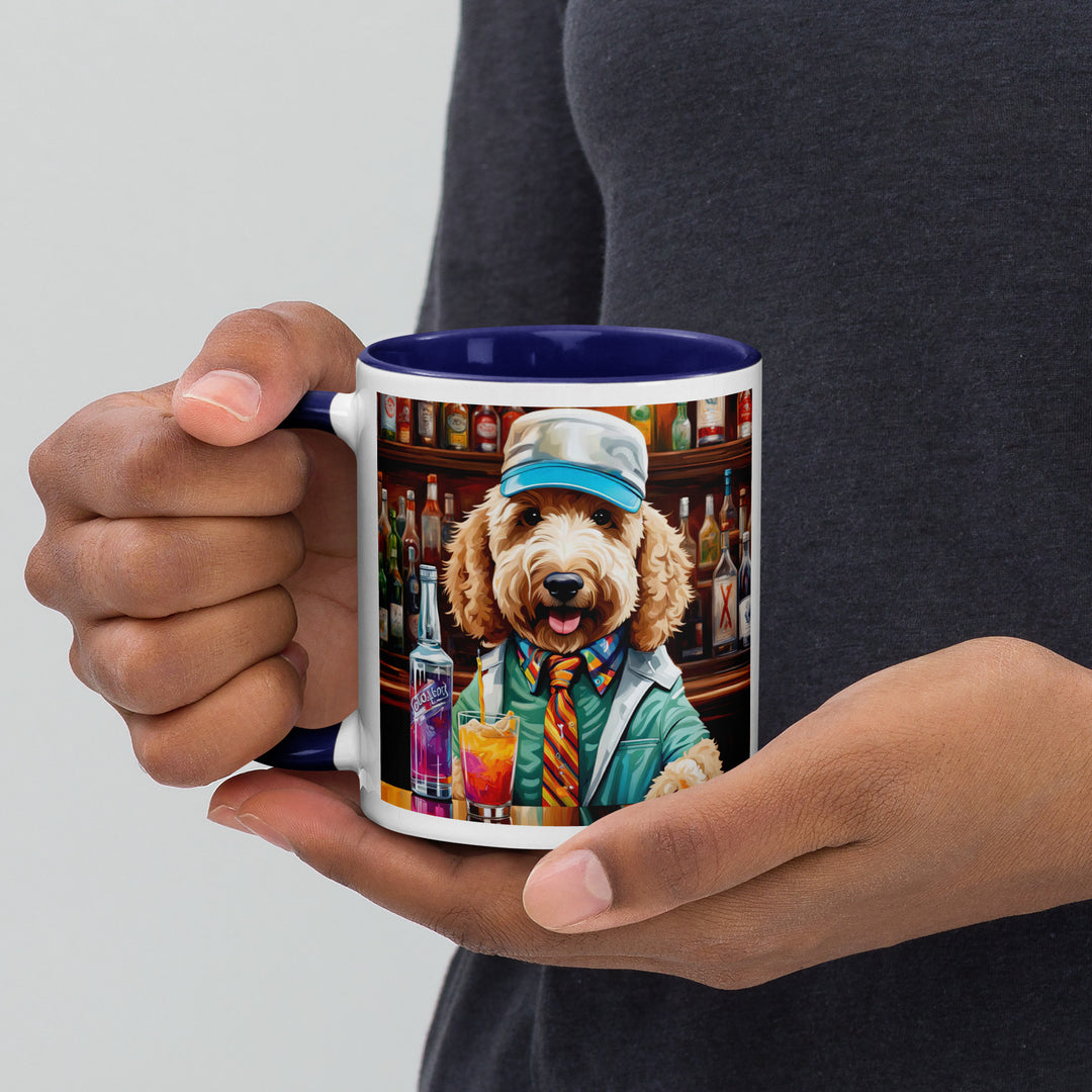 Goldendoodle- Mug with Color Inside v8