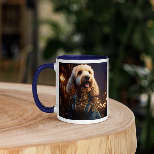 Goldendoodle- Mug with Color Inside v10