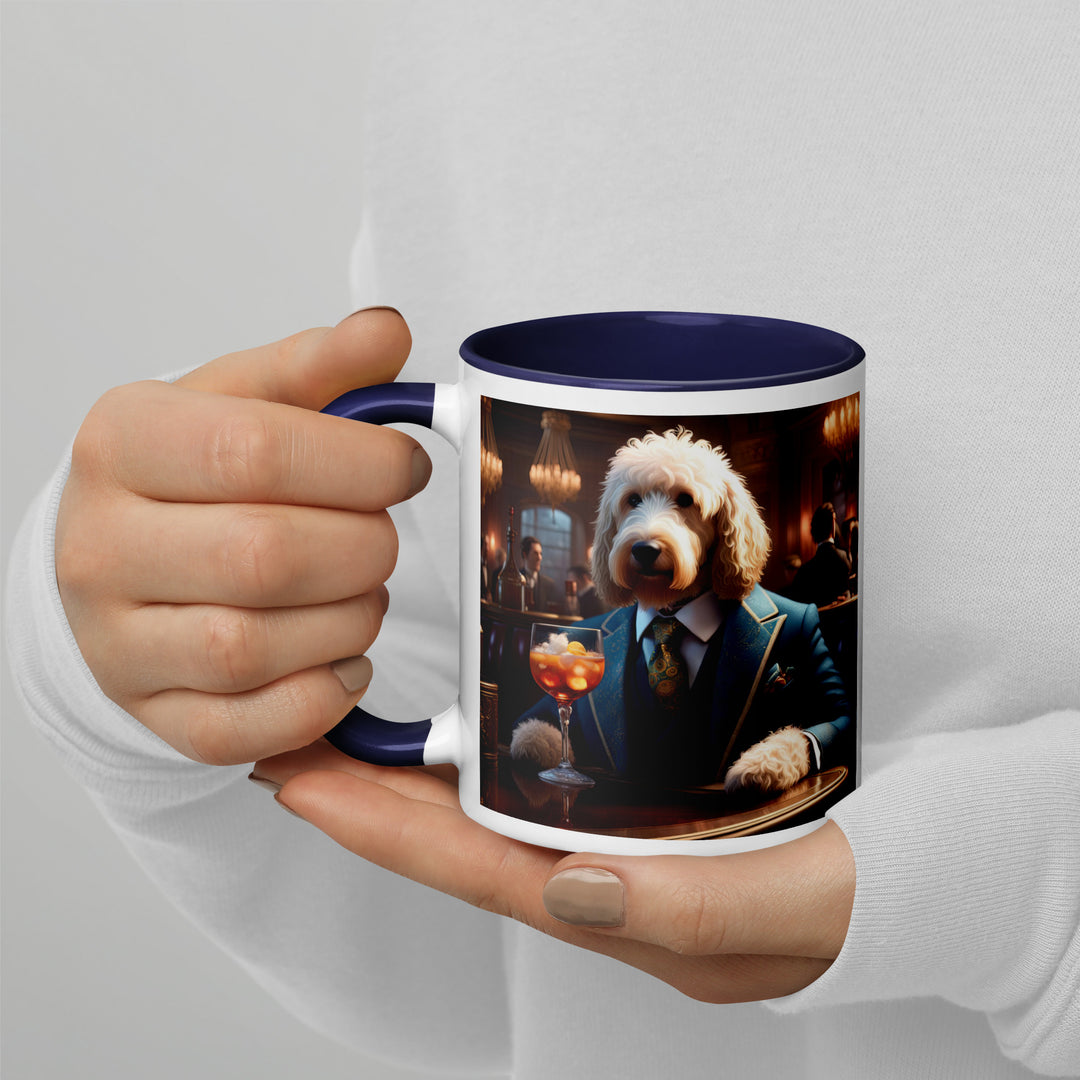 Goldendoodle- Mug with Color Inside v11