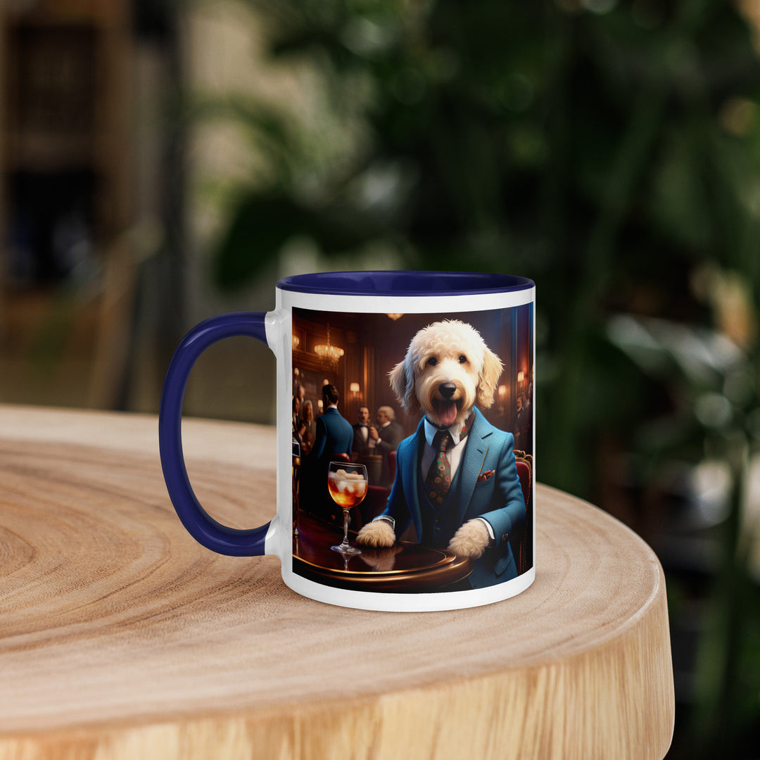 Goldendoodle- Mug with Color Inside v15