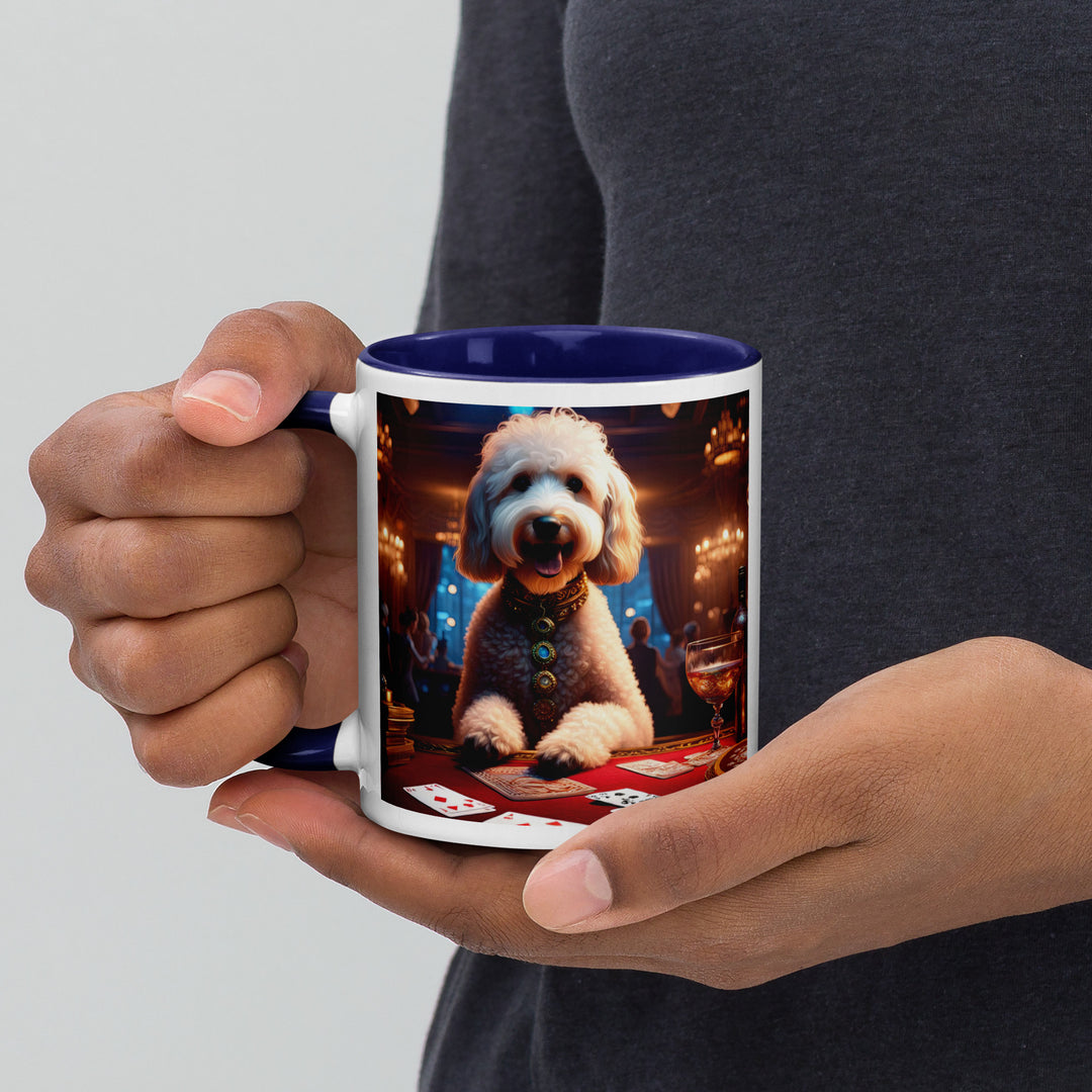 Goldendoodle- Mug with Color Inside v16