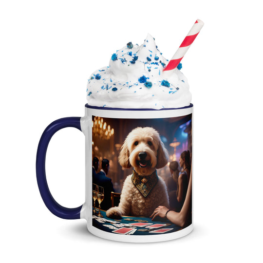 Goldendoodle- Mug with Color Inside v17