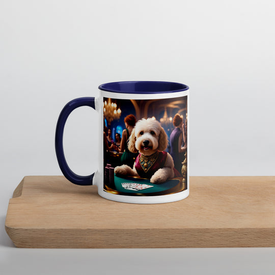 Goldendoodle- Mug with Color Inside v20