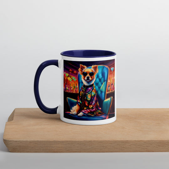 Pekapoo General- Mug with Color Inside v7