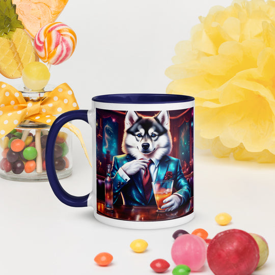 Pomsky General- Mug with Color Inside