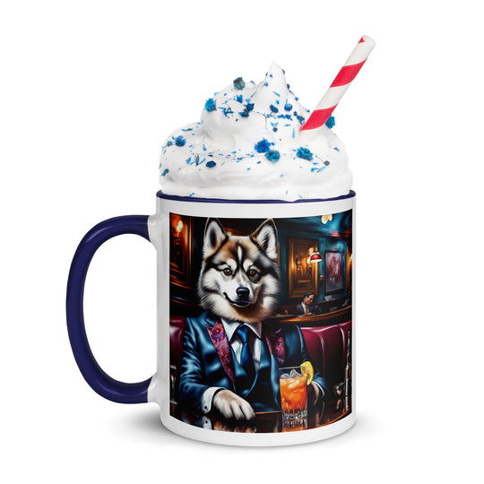 Pomsky General- Mug with Color Inside v11