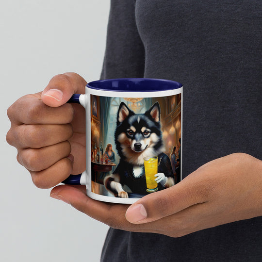 Pomsky General- Mug with Color Inside v14