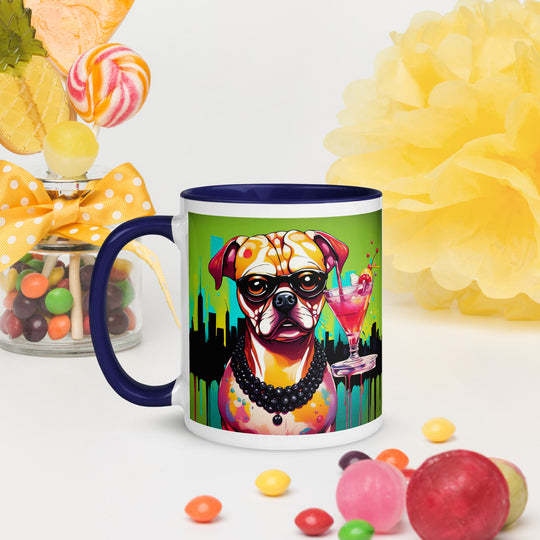 Puggle General- Mug with Color Inside v4