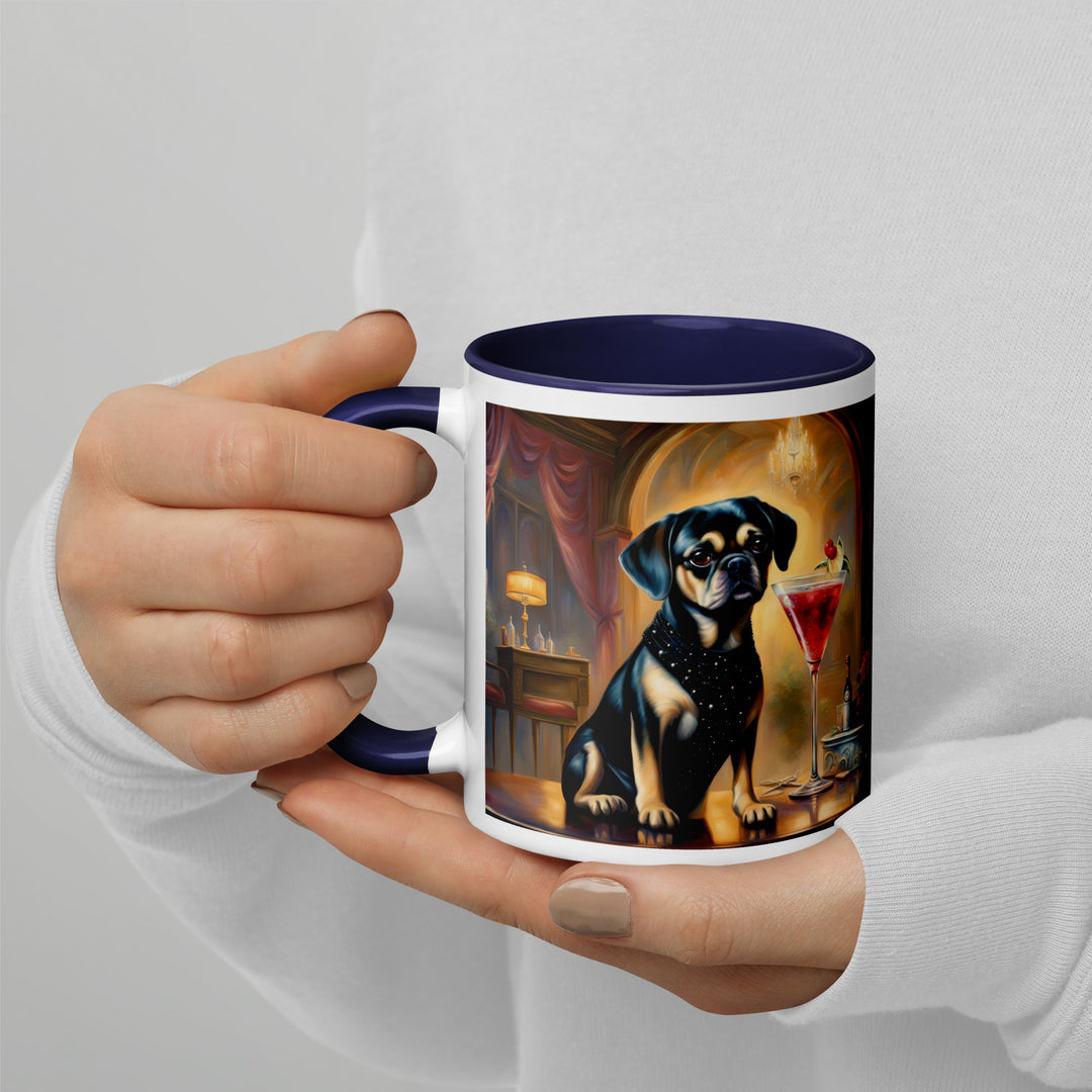 Puggle General- Mug with Color Inside v6