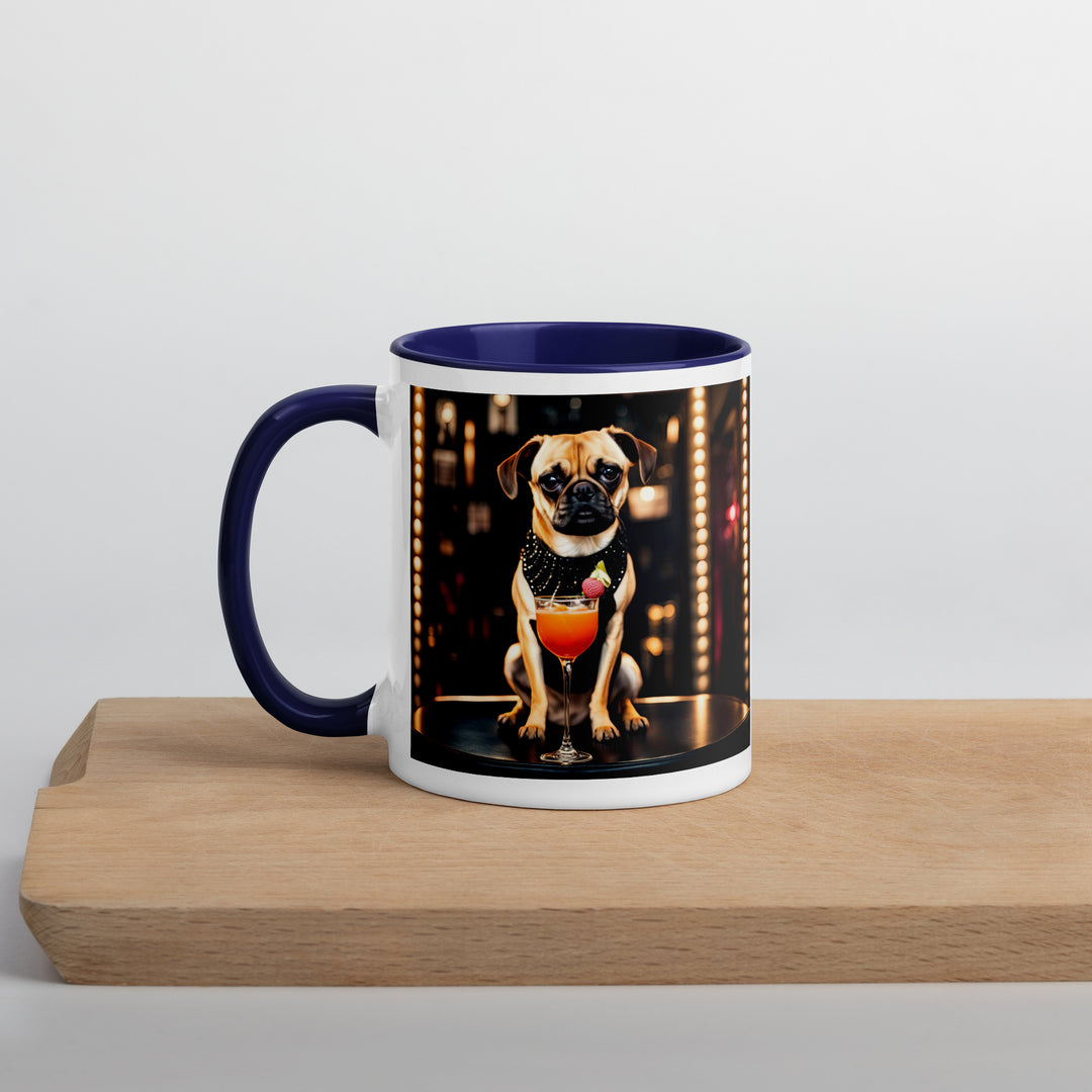 Puggle General- Mug with Color Inside v13