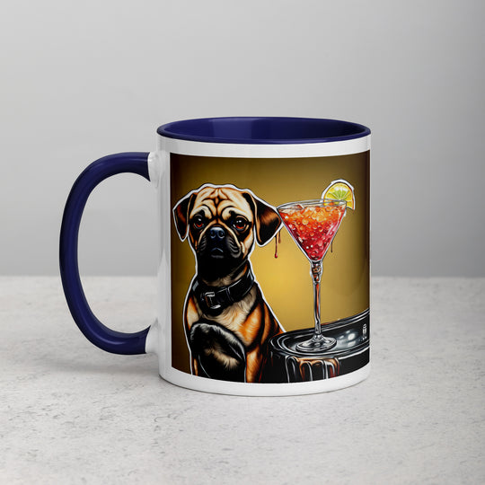 Puggle General- Mug with Color Inside v17