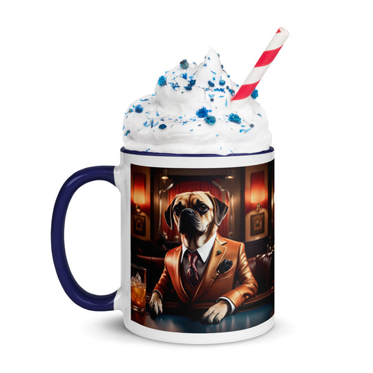 Puggle General- Mug with Color Inside v18