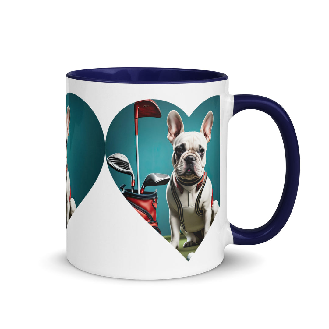 Mug with Color Inside-French Bulldog V7