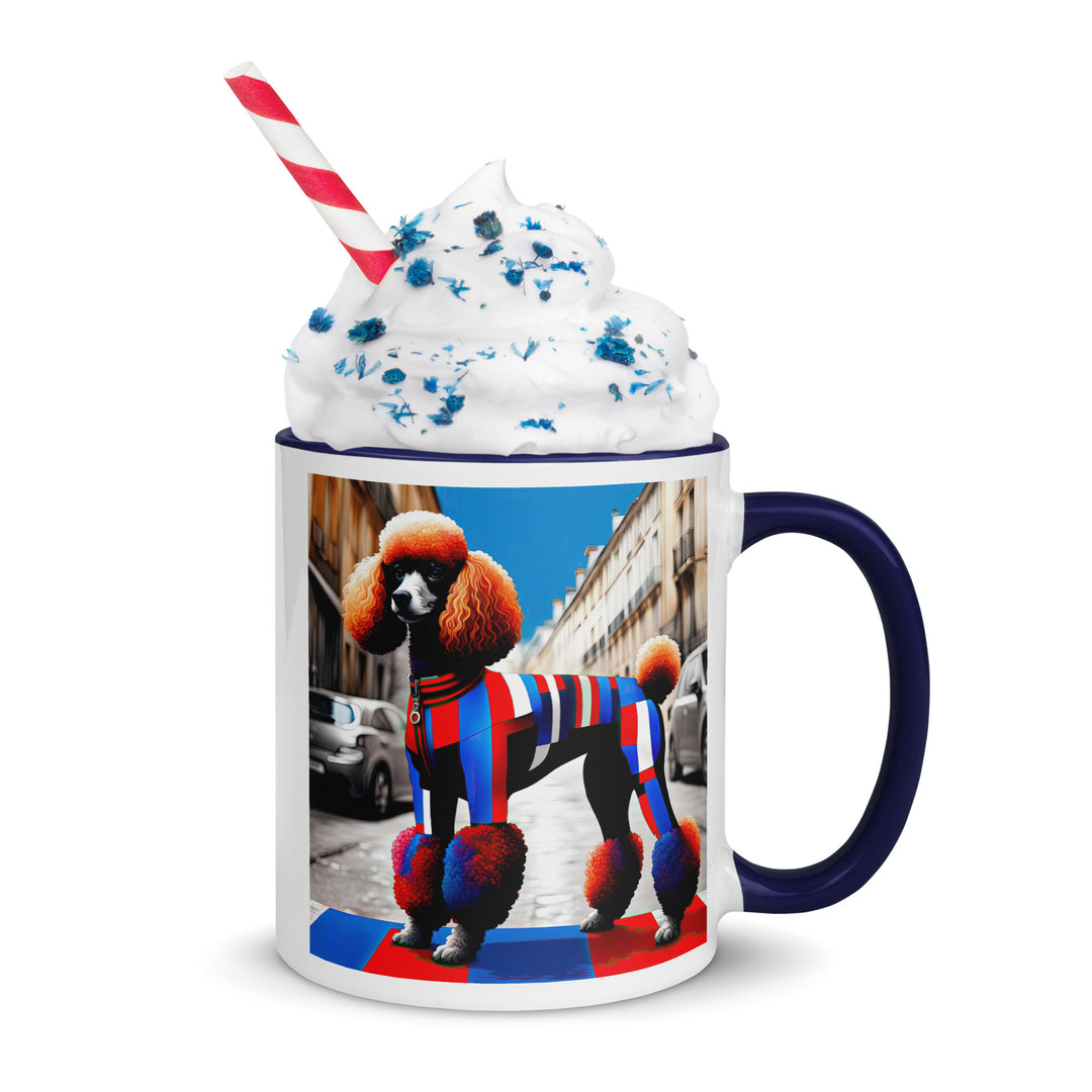 Poodle- Mug with Color Inside