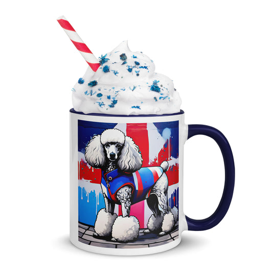 Poodle- Mug with Color Inside v2