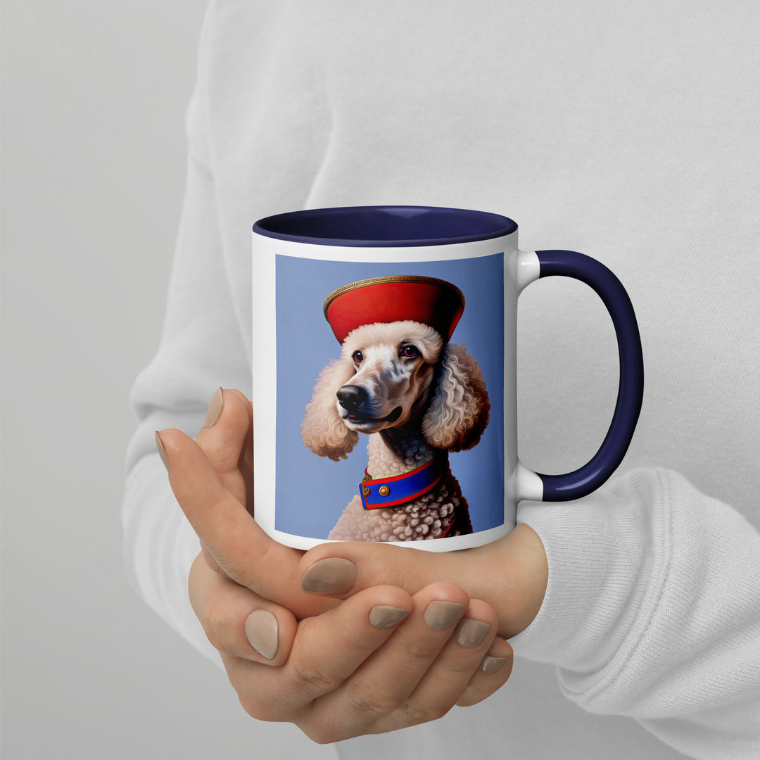 Poodle- Mug with Color Inside v3