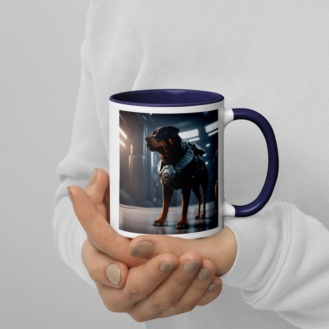 Rottweiler- Mug with Color Inside v2