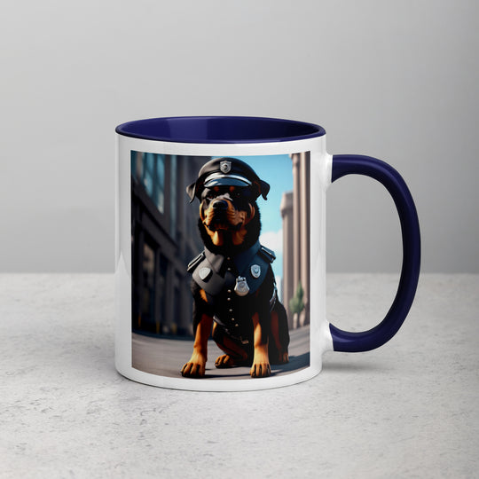 Rottweiler- Mug with Color Inside v3