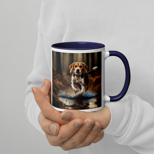 Beagle- Mug with Color Inside v3