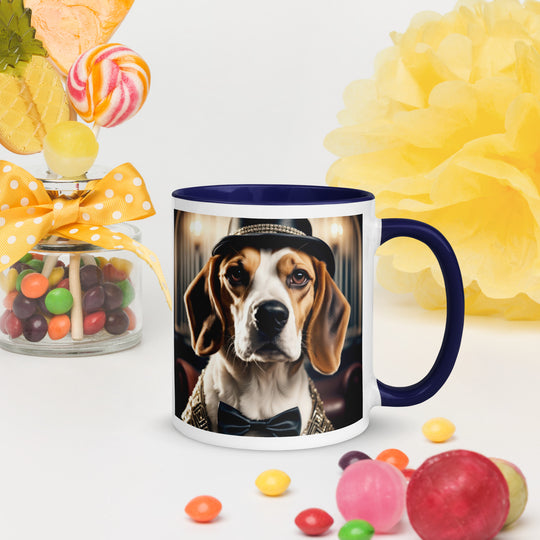 Beagle- Mug with Color Inside v4