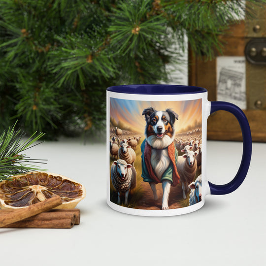 Australian Shepherd- Mug with Color Inside