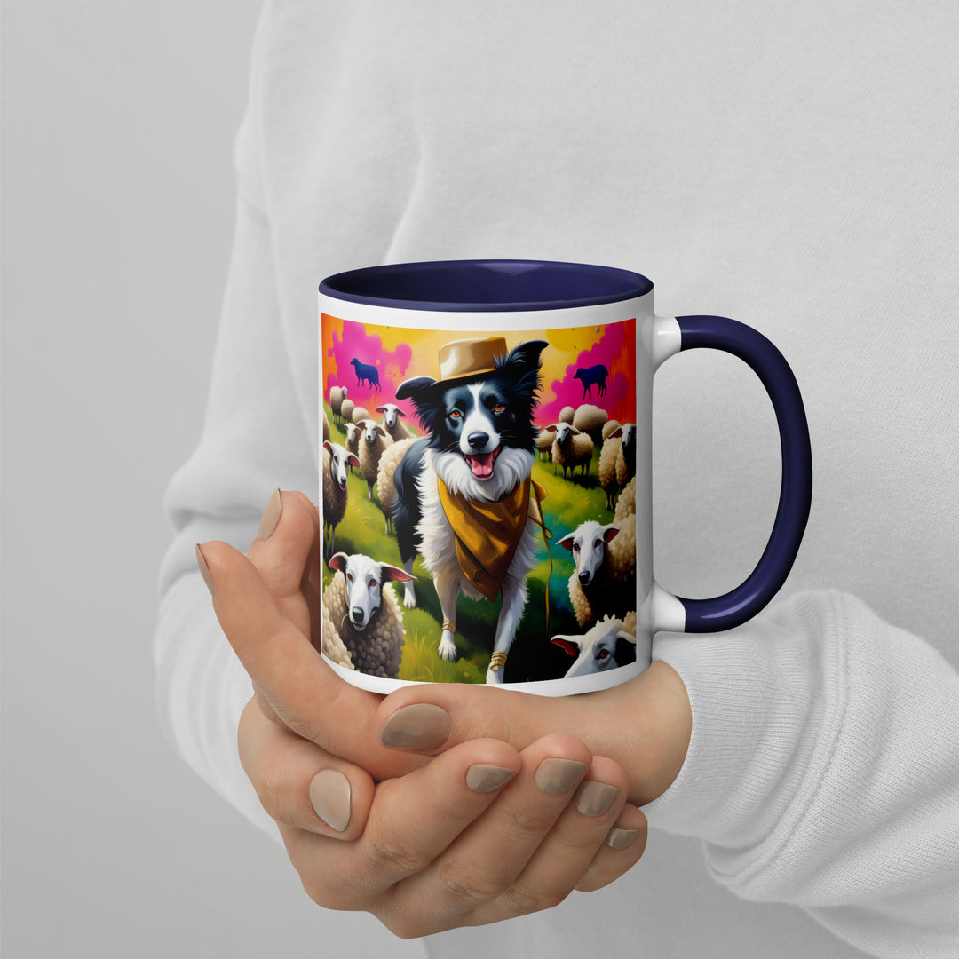 Australian Shepherd- Mug with Color Inside v2