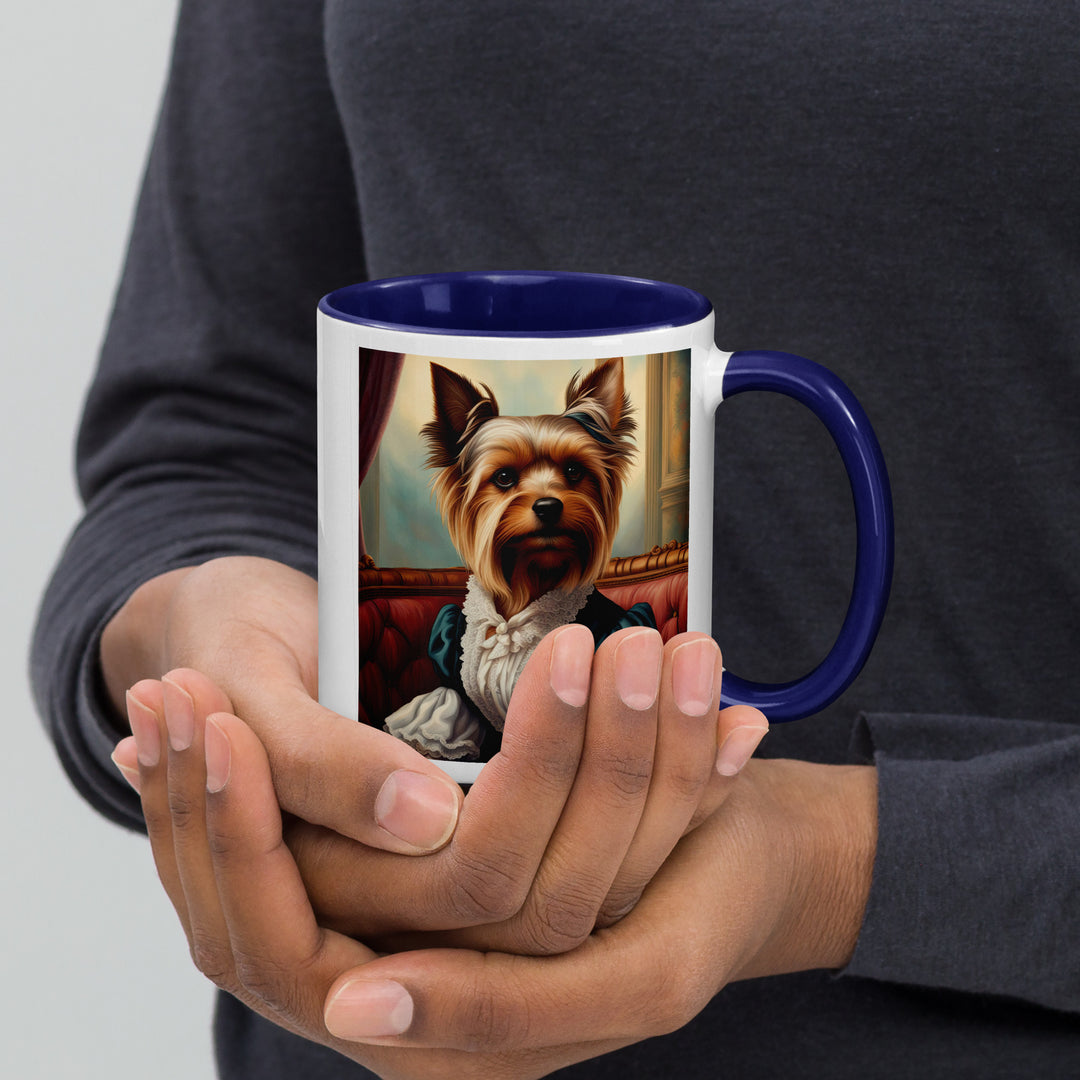 Yorkshire Terrier- Mug with Color Inside v2