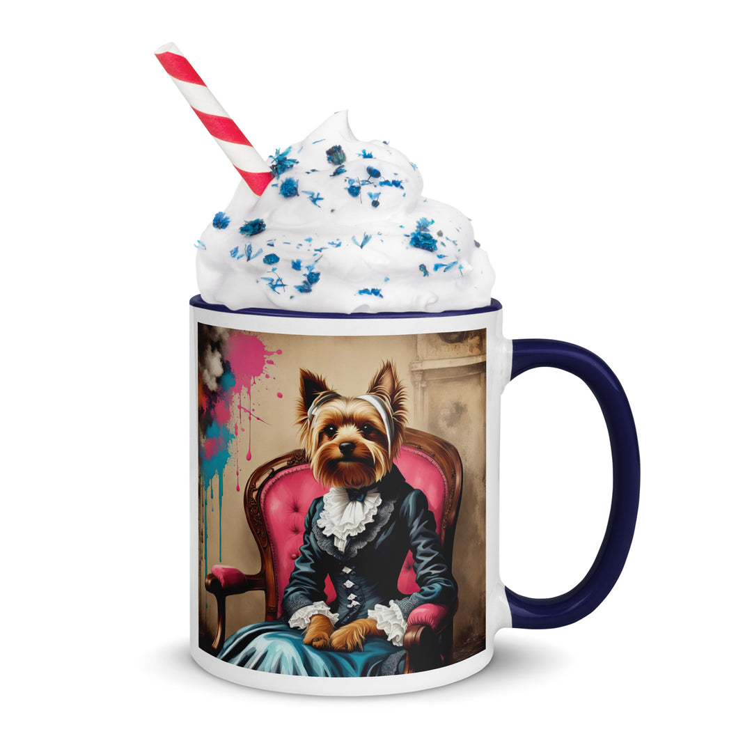 Yorkshire Terrier- Mug with Color Inside v3