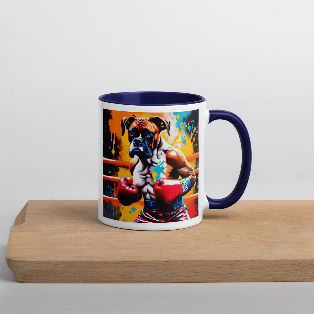 Boxer- Mug with Color Inside v4