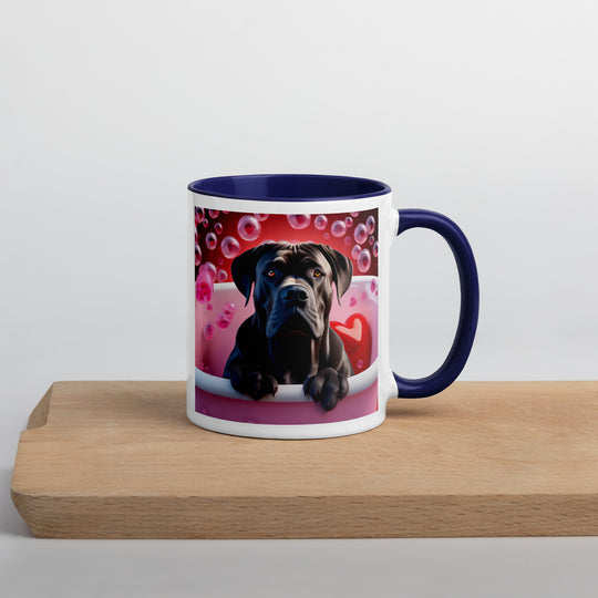 Cane Corso Romantic- Mug with Color Inside