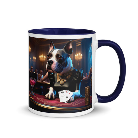 Catahoula Bulldog General- Mug with Color Inside v6