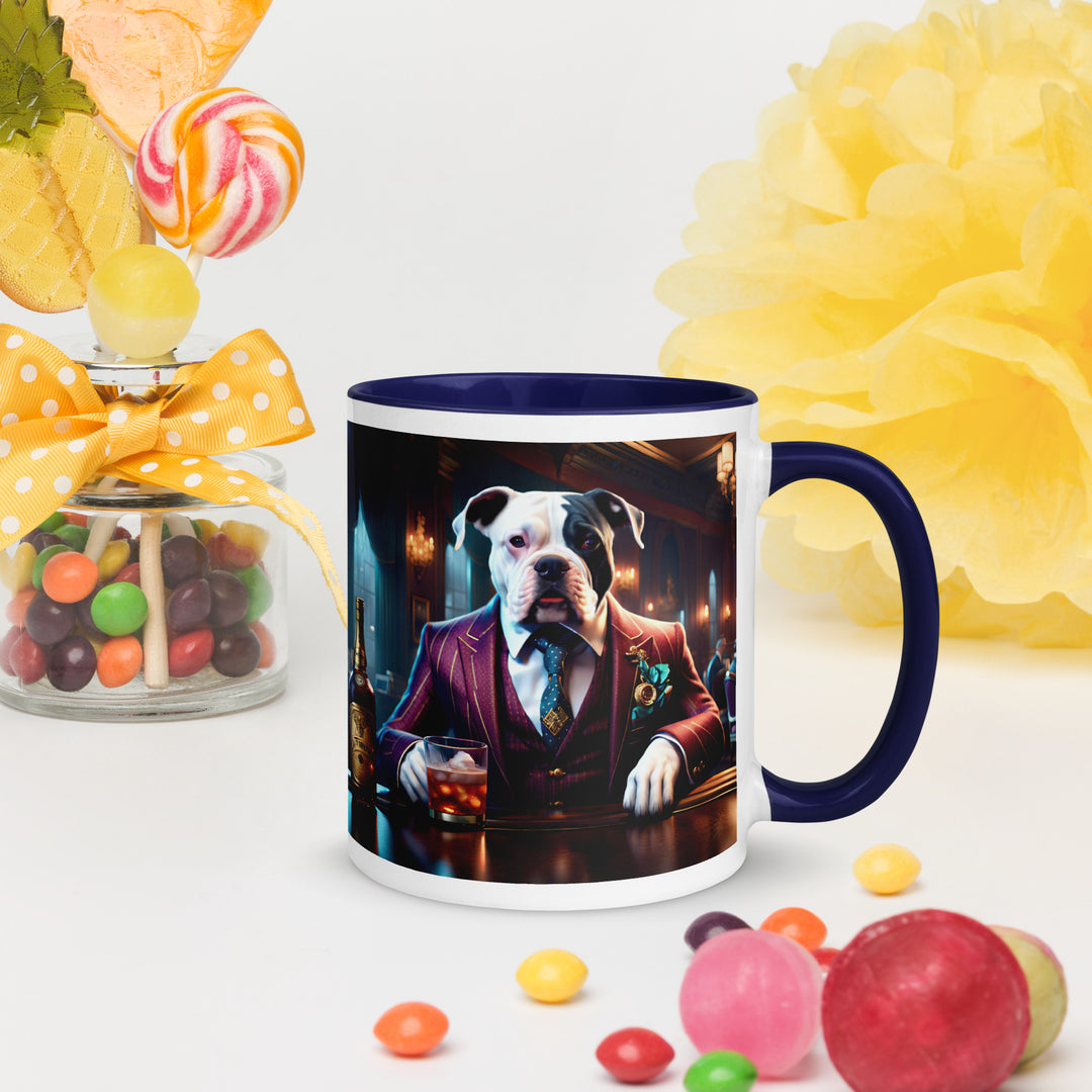 Catahoula Bulldog General- Mug with Color Inside v11