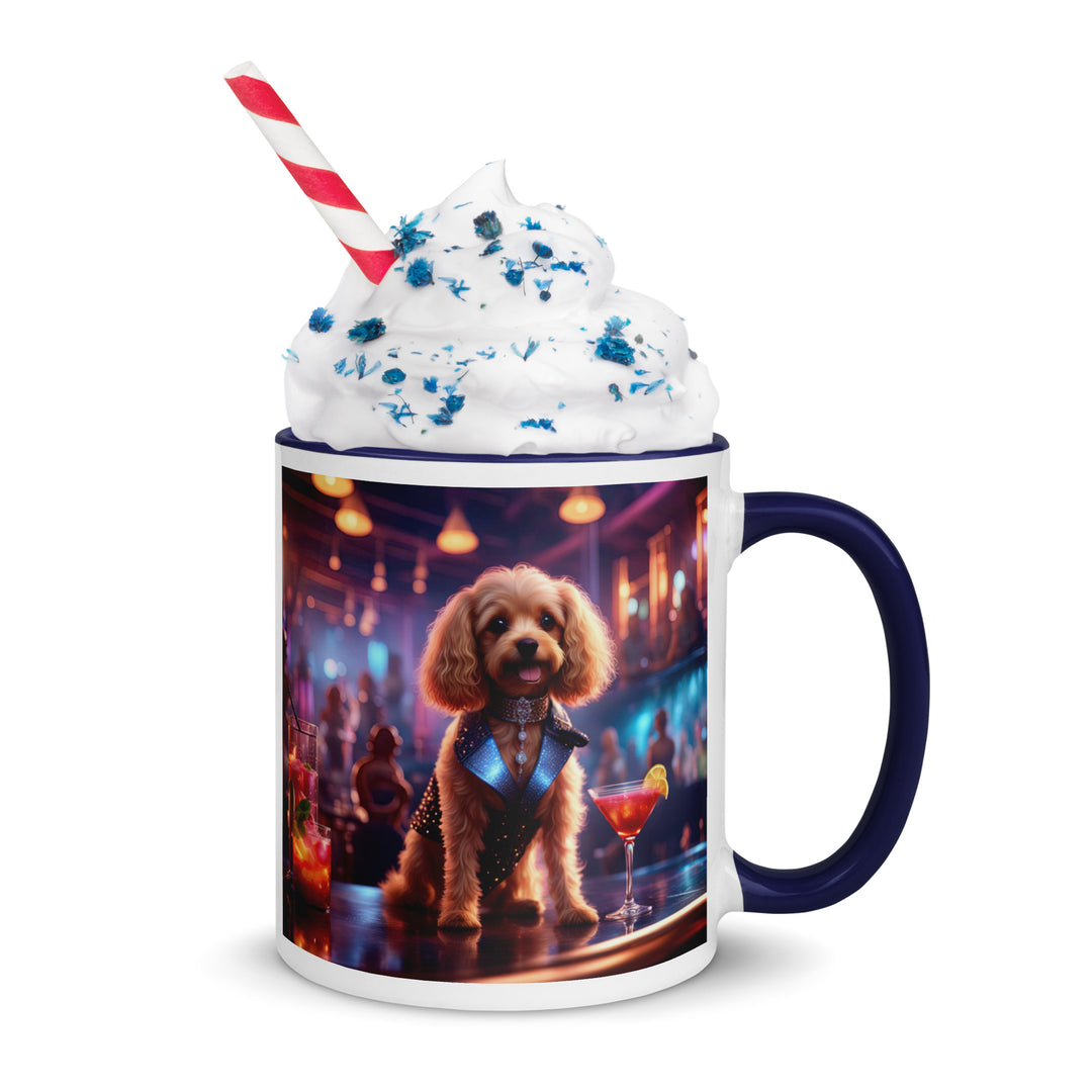 Cavapoo General- Mug with Color Inside v7