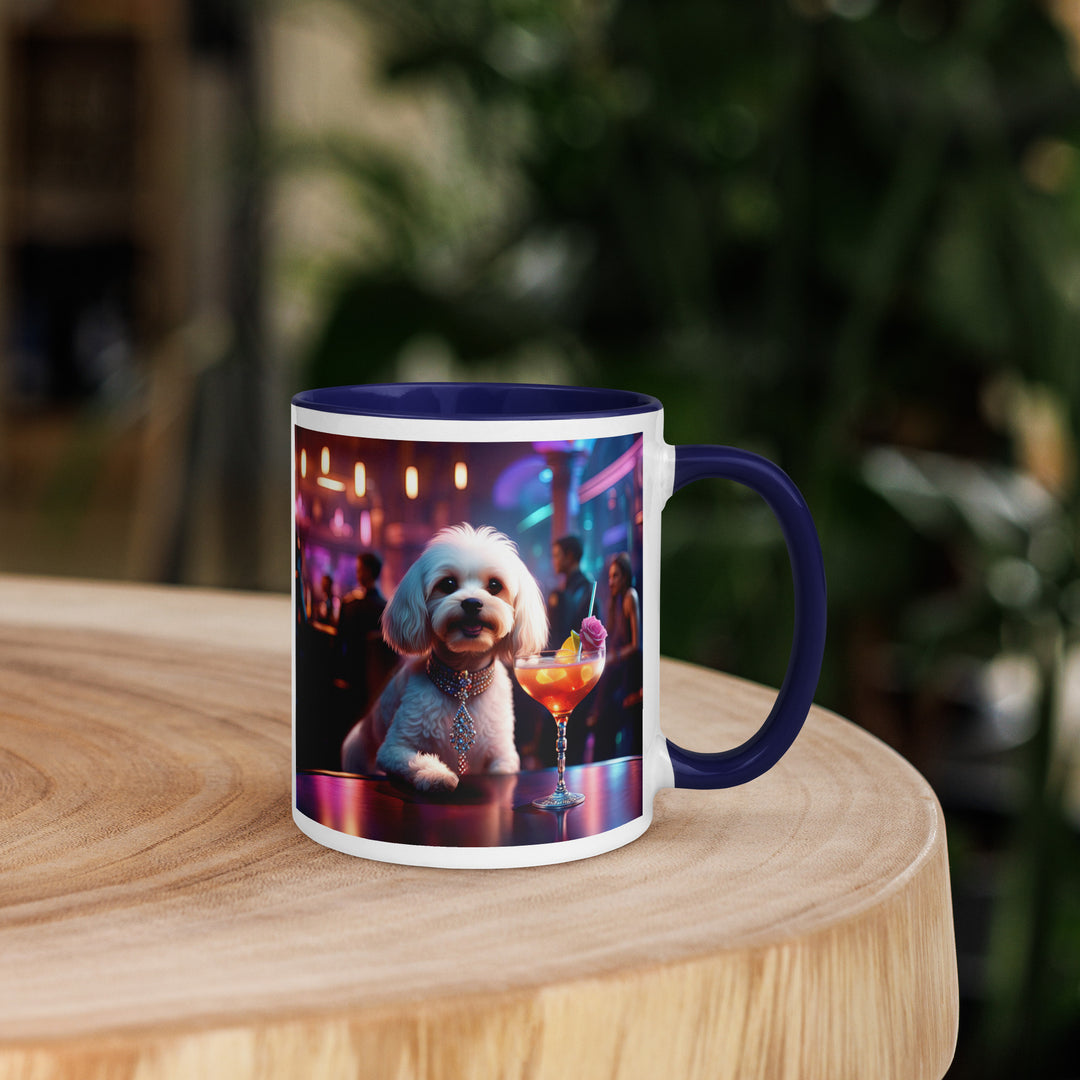 Cavapoo General- Mug with Color Inside v12