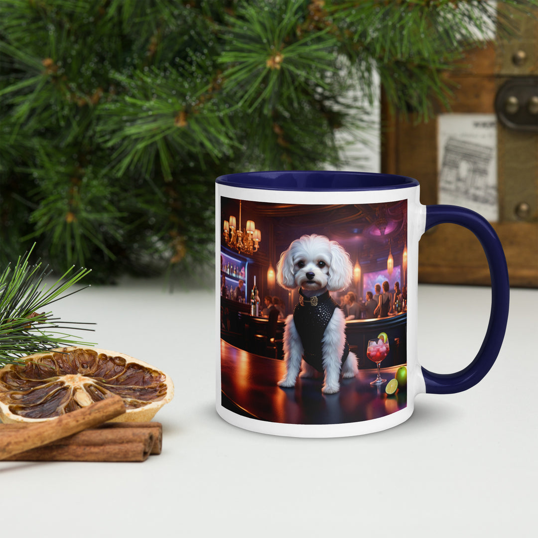 Cavapoo General- Mug with Color Inside v17