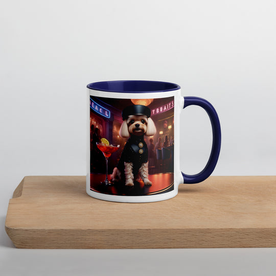 Cavapoo General- Mug with Color Inside v27