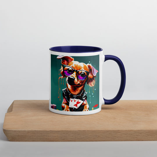 Chiweenie General- Mug with Color Inside v8