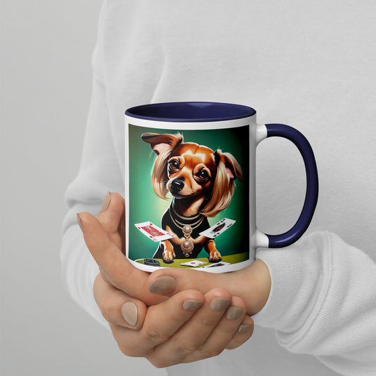 Chiweenie General- Mug with Color Inside v10